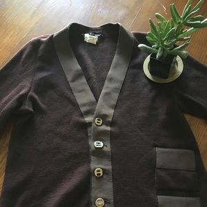 Salvatore Ferragamo Vintage Italian Wool Cardigan